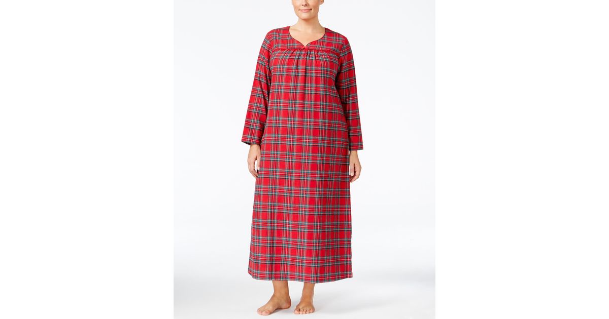 brinkley plaid nightgown